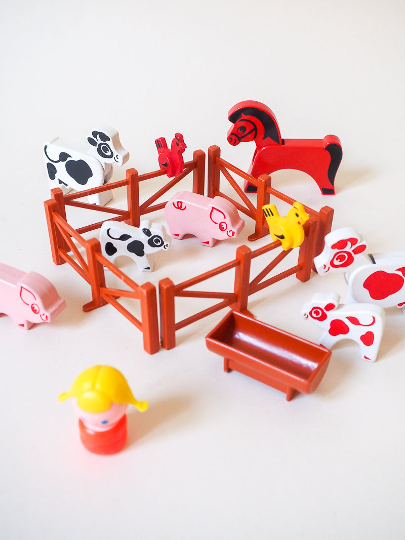 Les Minitou la ferme- set complet - Educalux