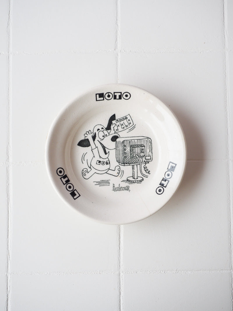 Vide-poche assiette Loto