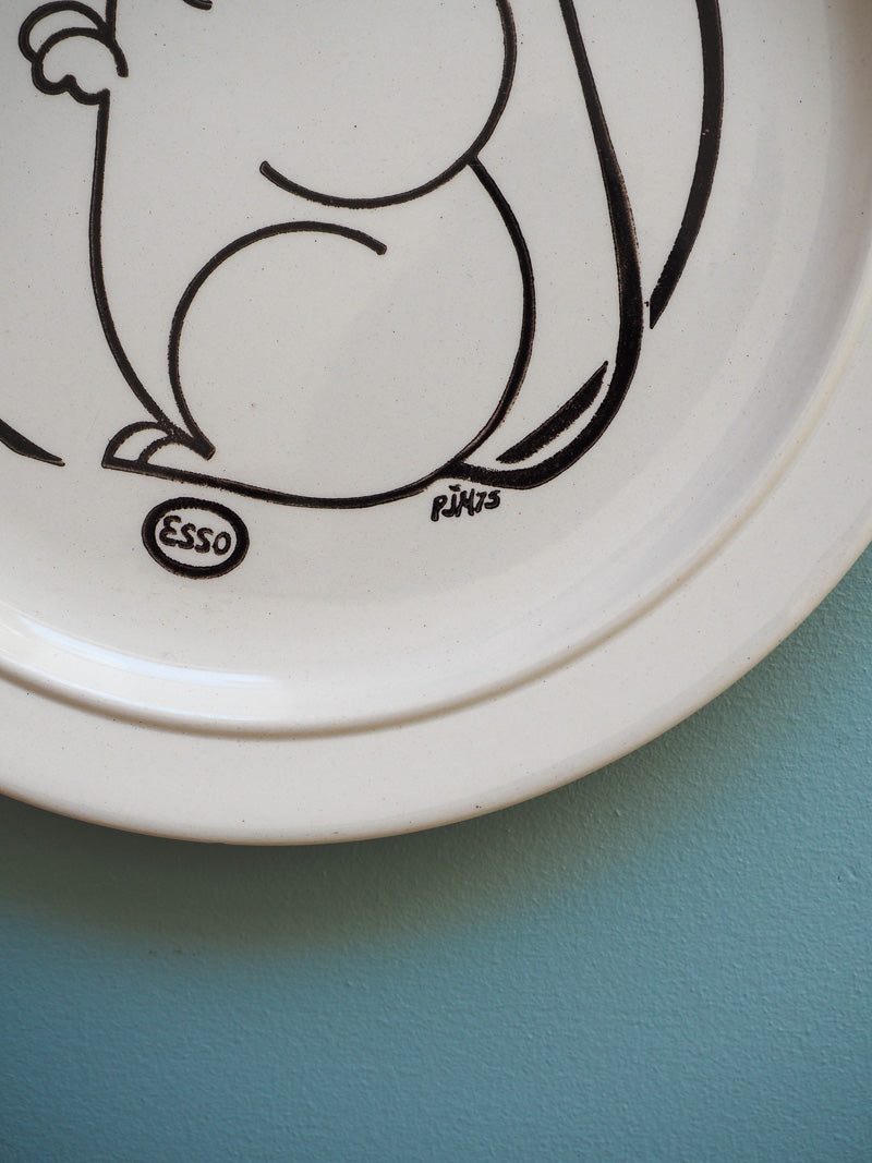 assiette souris Esso 70s