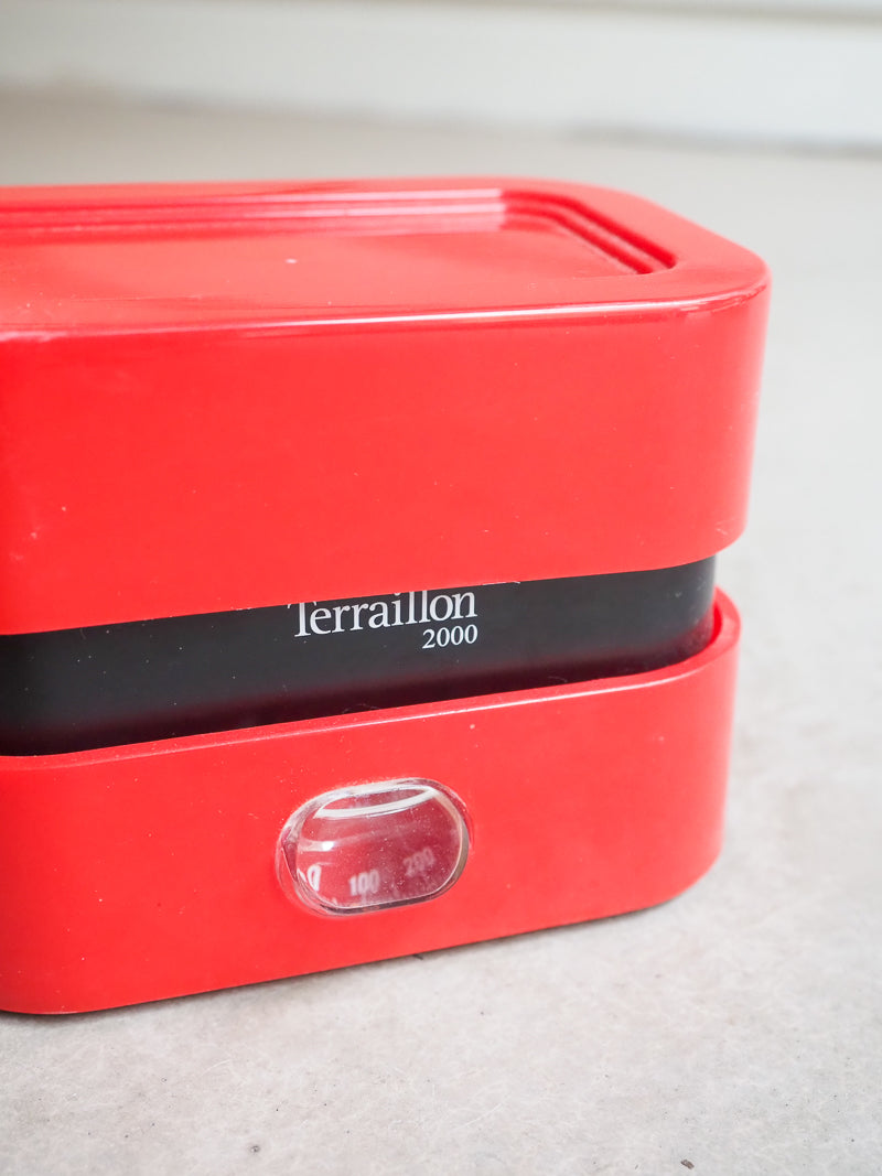 Balance de cuisine rouge vintage Terraillon 2000
