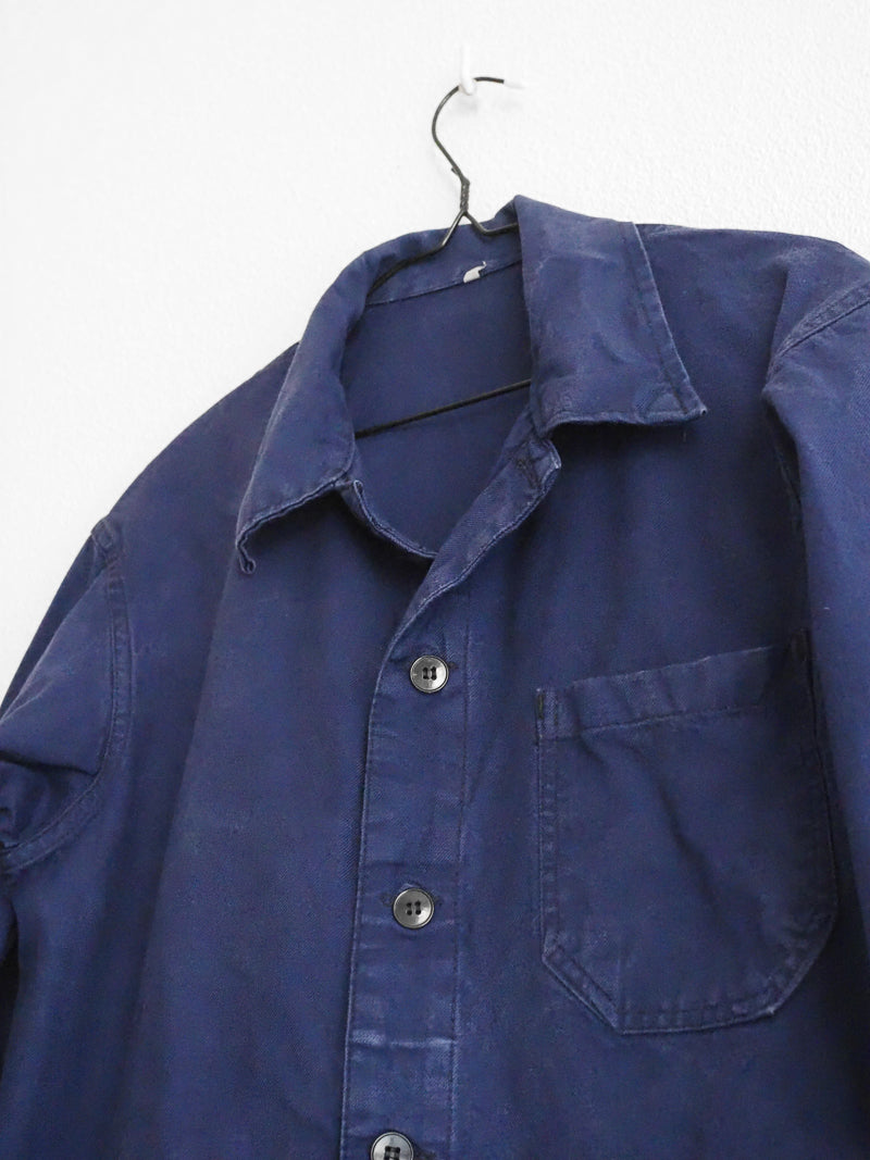 Veste de travail vintage – Étiquette “Grosse Cloche, Bordeaux” M/L
