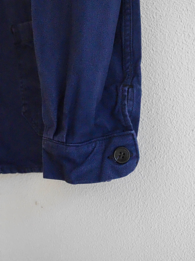 Veste de travail vintage – Étiquette “Grosse Cloche, Bordeaux” M/L