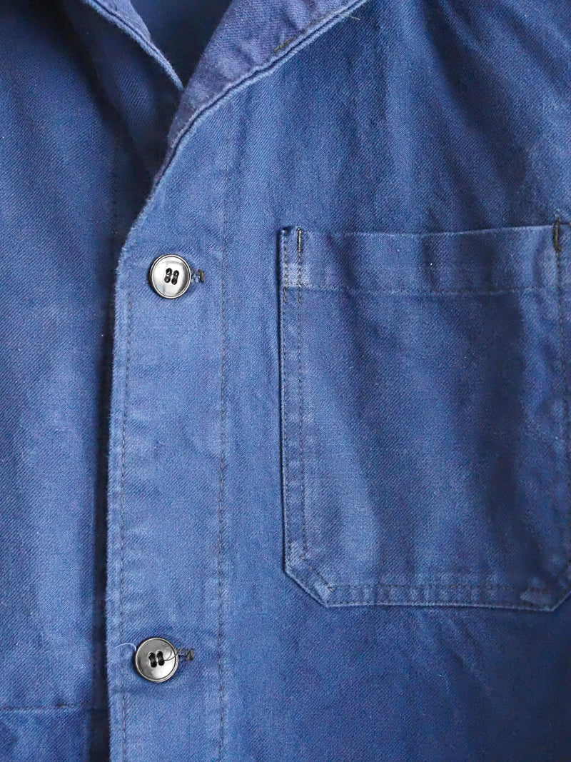 Veste de travail vintage – Étiquette “Grosse Cloche, Bordeaux” M
