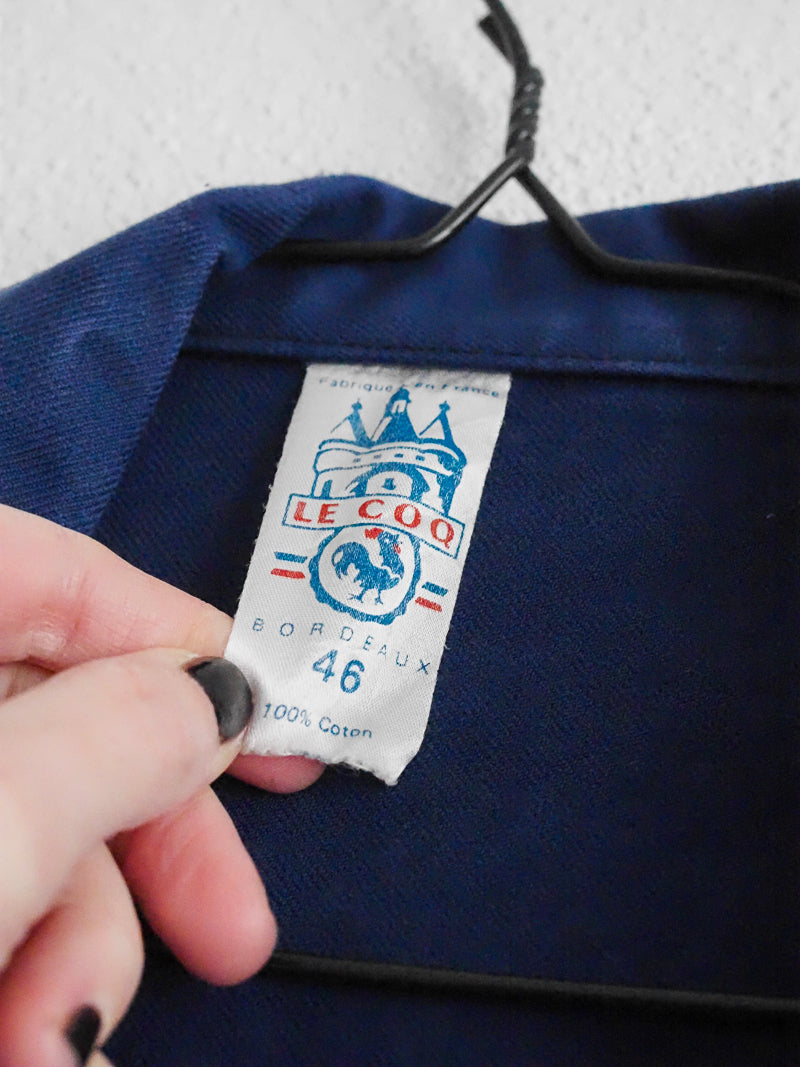 Veste de travail vintage – Étiquette “Grosse Cloche, Bordeaux” M