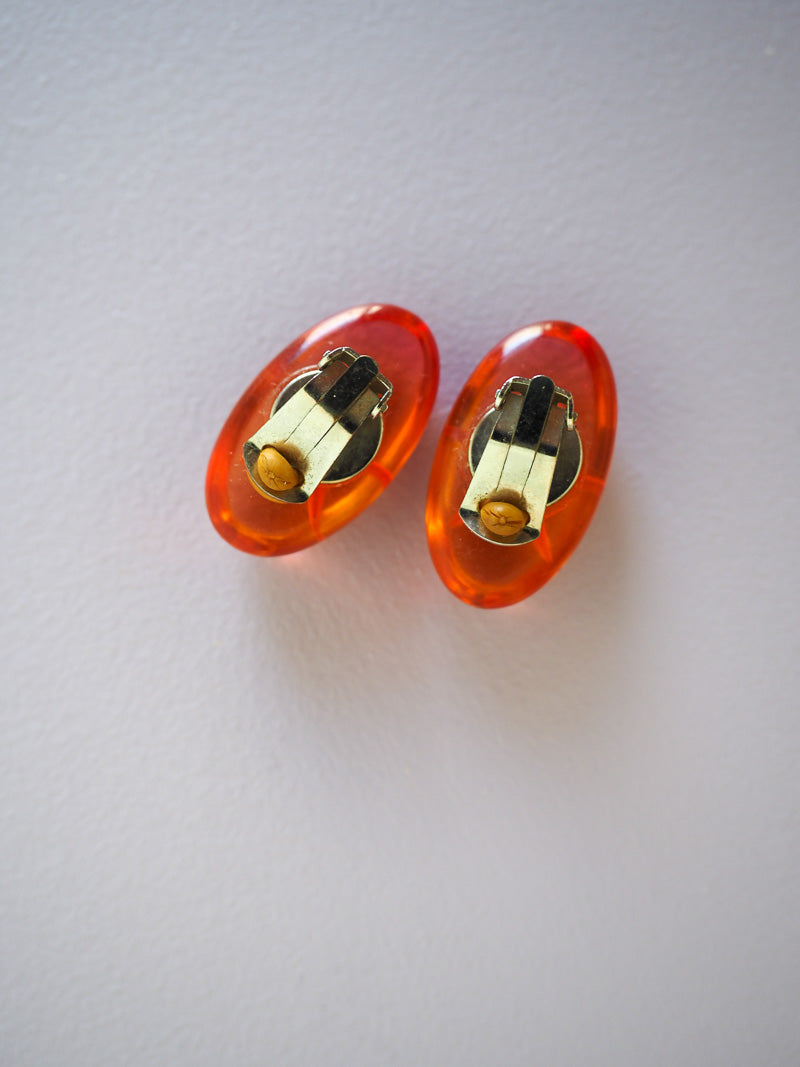 Boucles d'oreilles en résine et véritables étoiles de mer