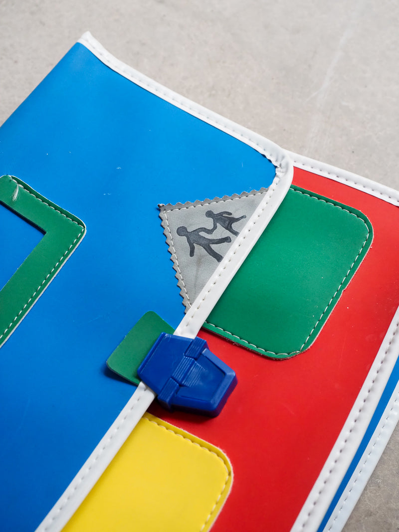 Petit cartable maternel vintage - couleurs