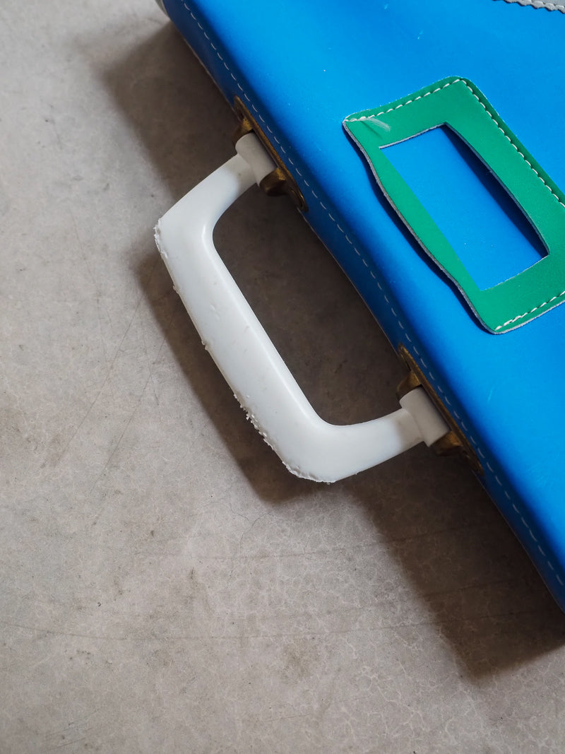 Petit cartable maternel vintage - couleurs