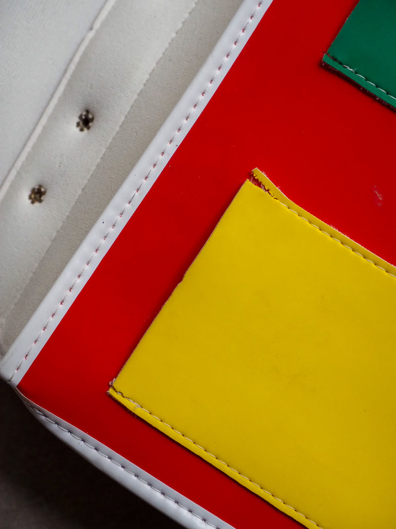 Petit cartable maternel vintage - couleurs