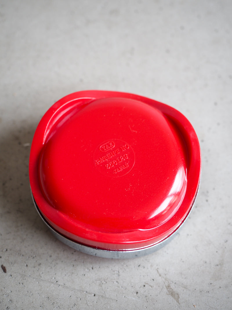 Cendrier rouge Yax vintage