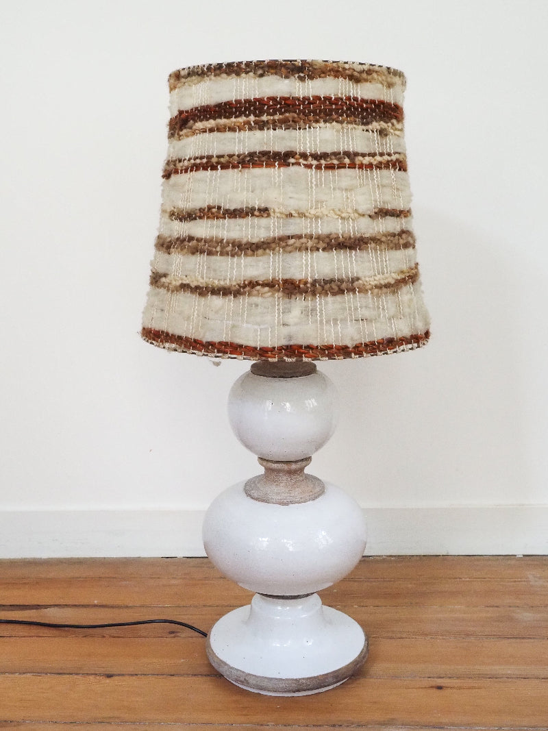 Grande Lampe à Poser – Céramique Italienne signée Ugo Zaccagnini