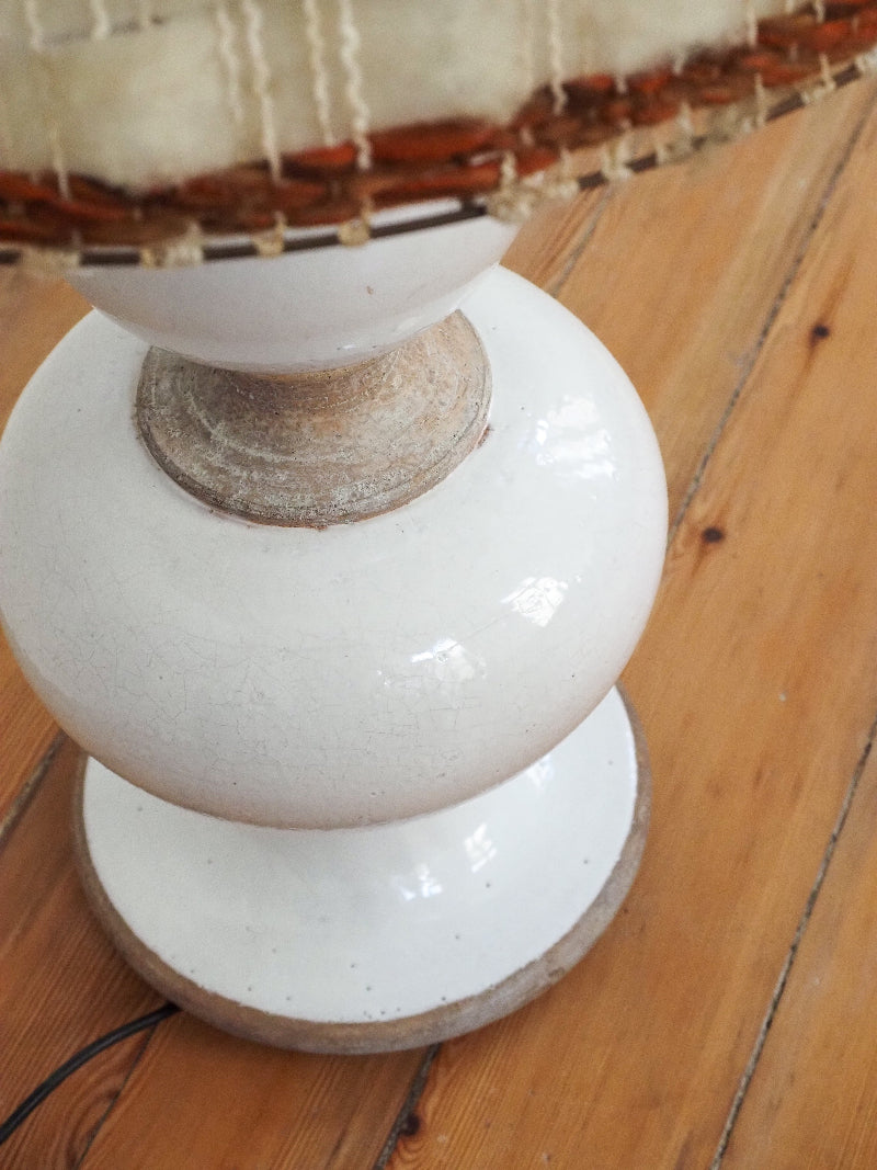 Grande Lampe à Poser – Céramique Italienne signée Ugo Zaccagnini