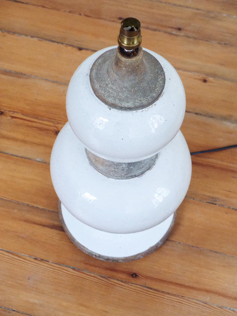 Grande Lampe à Poser – Céramique Italienne signée Ugo Zaccagnini
