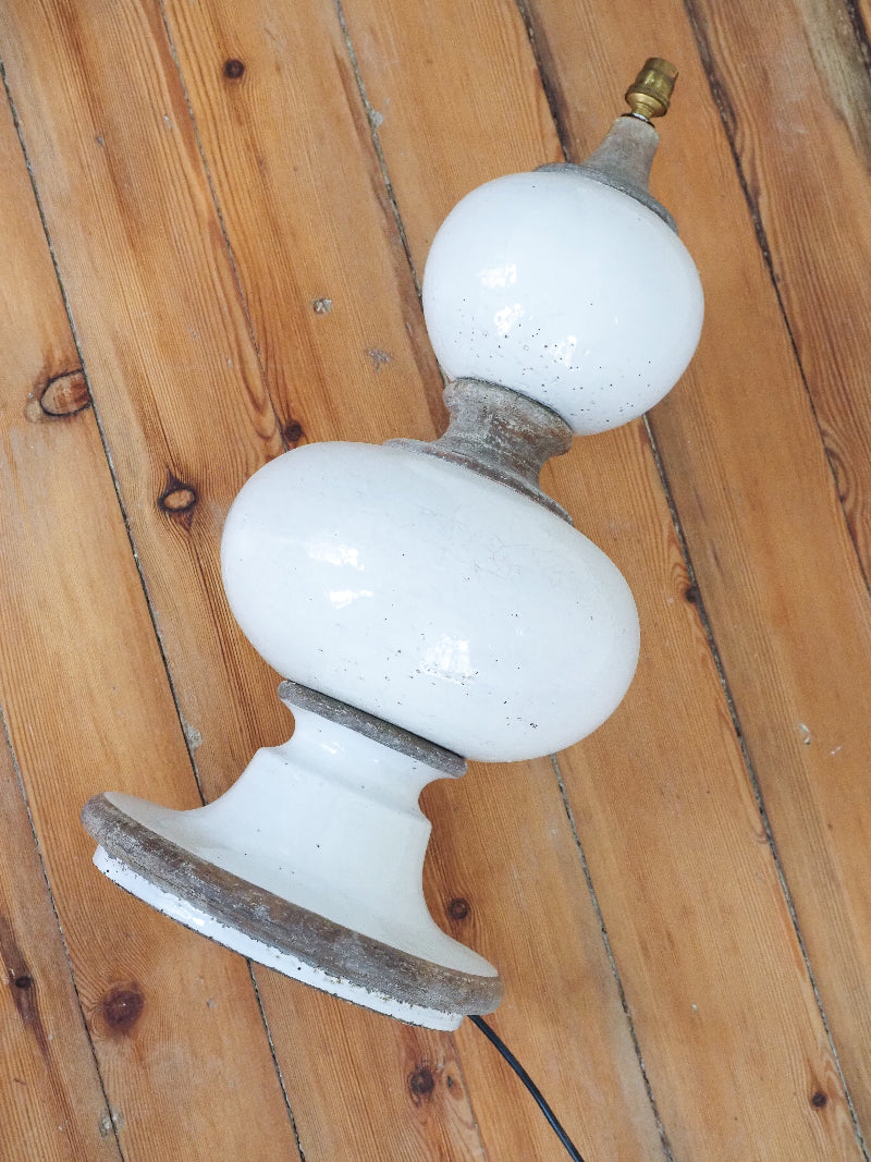 Grande Lampe à Poser – Céramique Italienne signée Ugo Zaccagnini