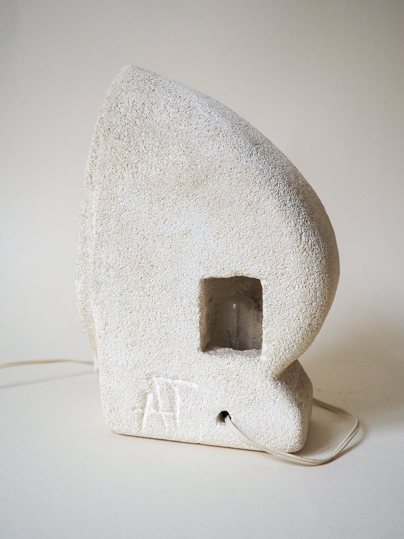 Lampe en pierre Albert Tormos - bateau