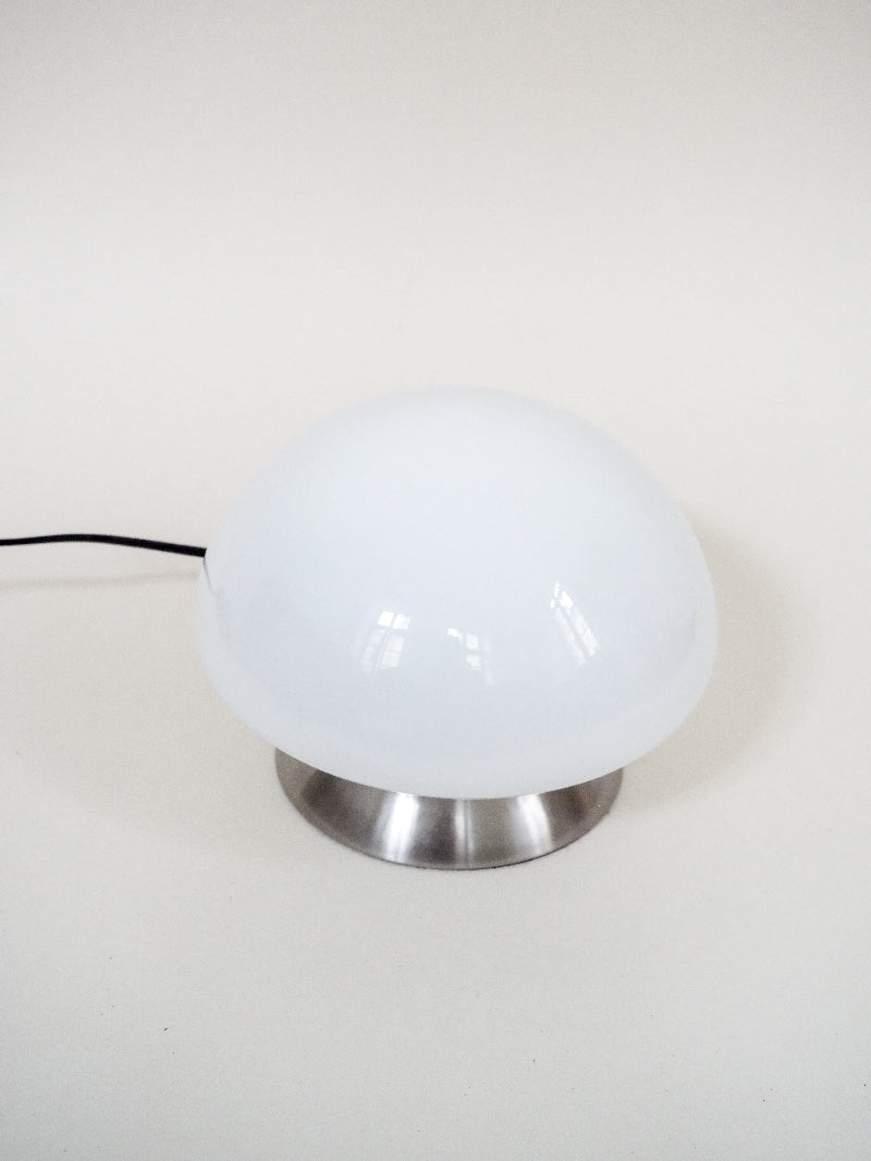 Lampe Champignon Vintage – Globe blanc Tactile
