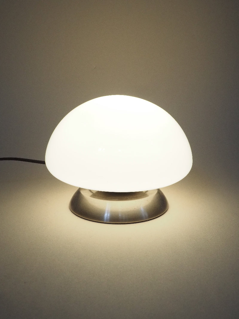 Lampe Champignon Vintage – Globe blanc Tactile