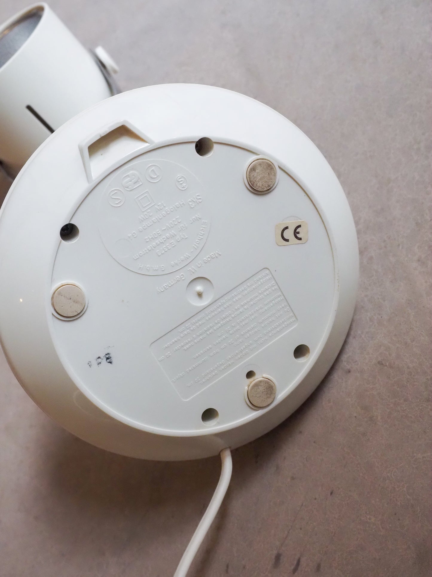 Petite Lampe Eichhoff - Werke Vintage Années 70 – Space Age