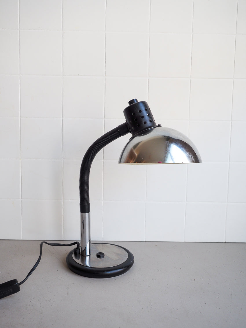 Lampe de bureau chromée Aluminor