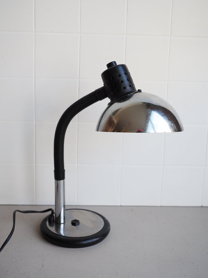 Lampe de bureau chromée Aluminor