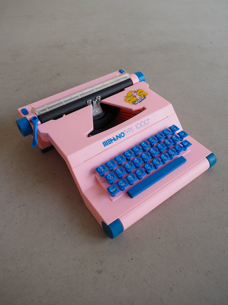 Machine à écrire Barbie vintage 1991 avec ruban neuf