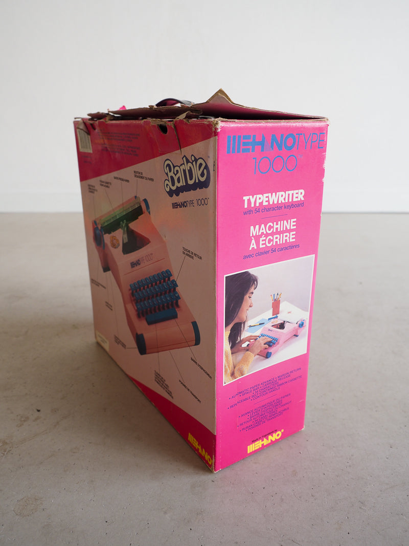 Machine à écrire Barbie vintage 1991 avec ruban neuf