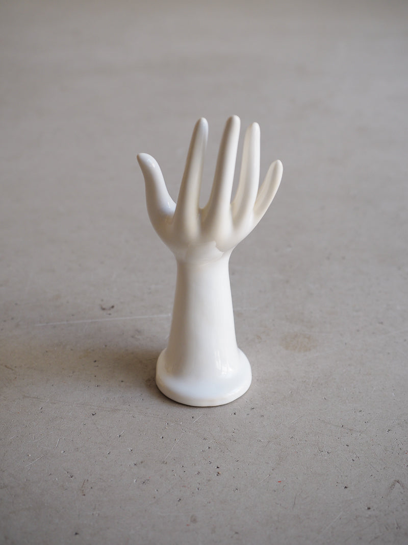 Main en porcelaine - soliflore / porte-bijoux