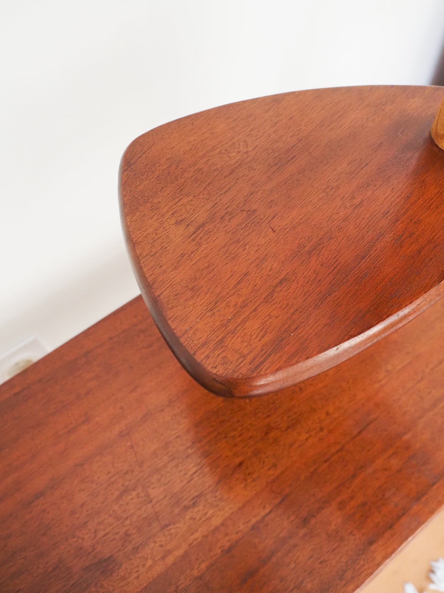 Porte-plante vintage en Teck scandinave