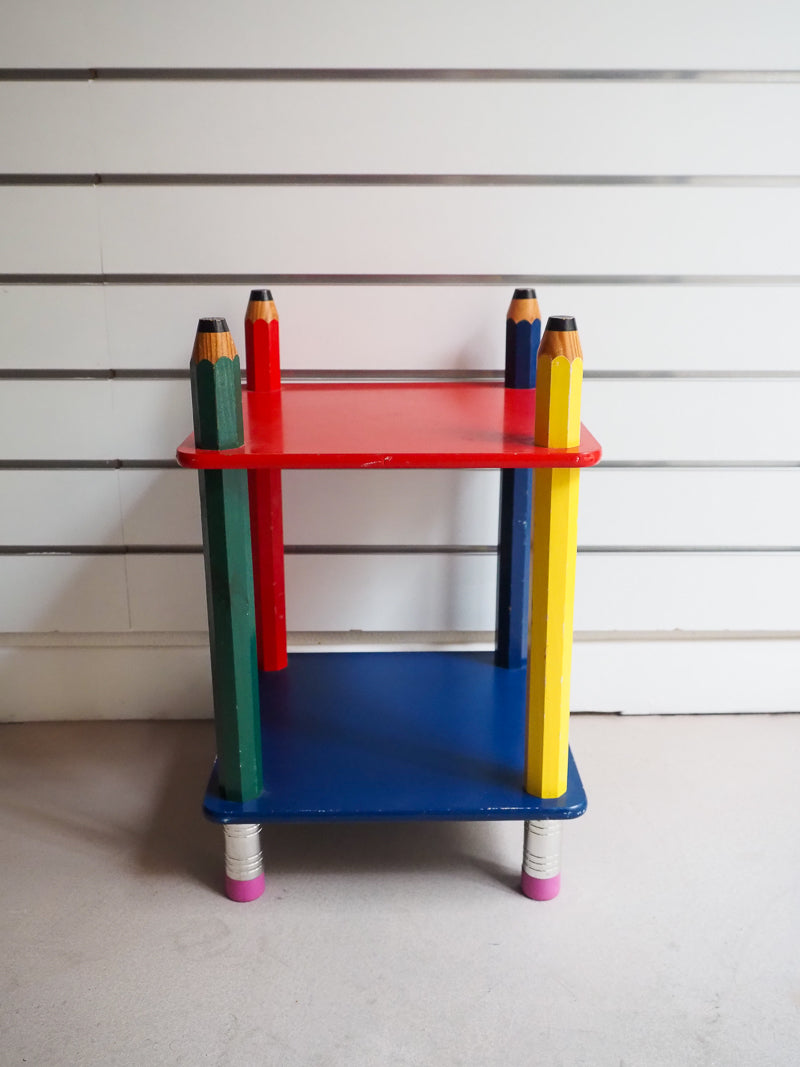 Table de chevet crayon dans le style Pierre Sala
