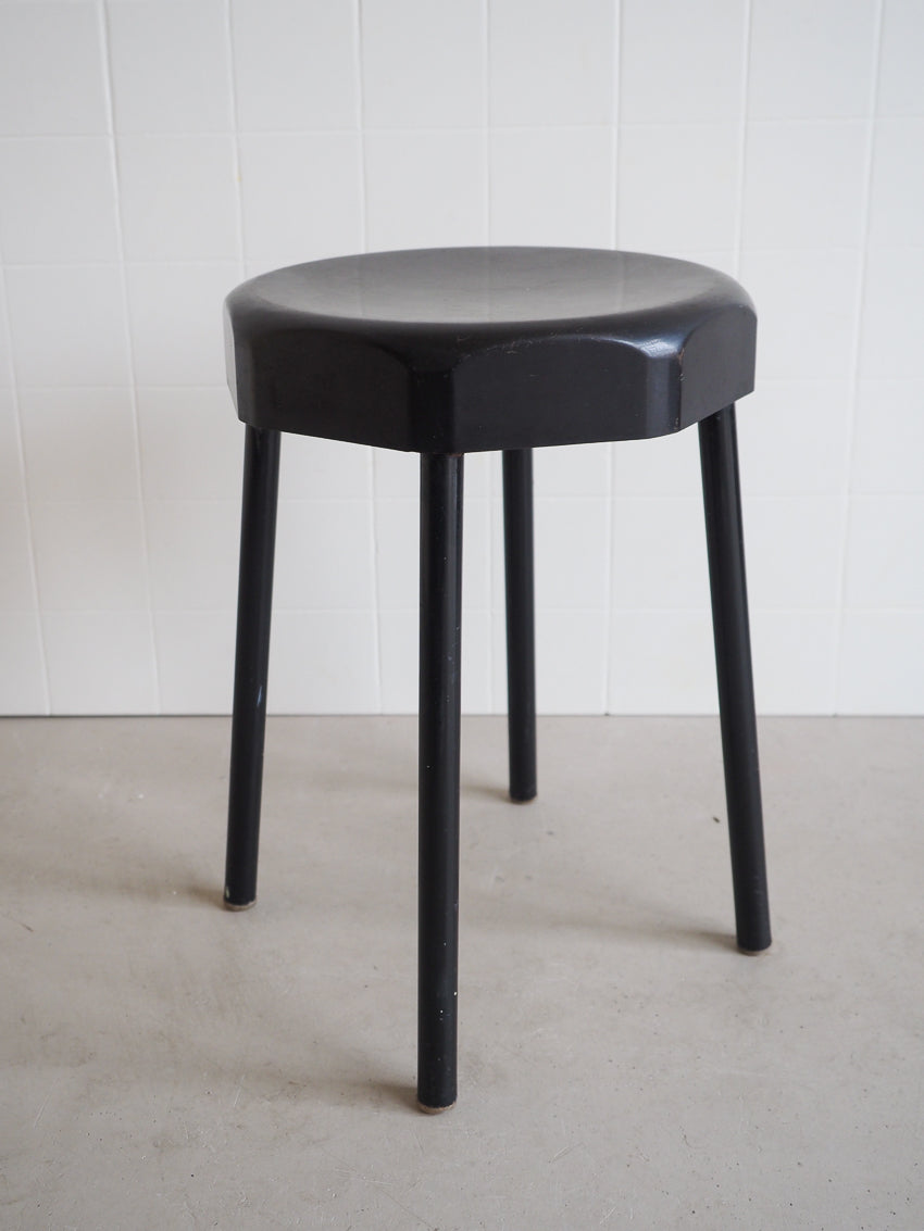 Paire tabourets Vynco Lux vintage en forme de capsule