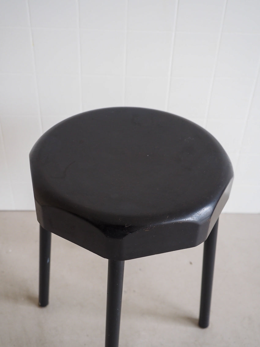 Paire tabourets Vynco Lux vintage en forme de capsule