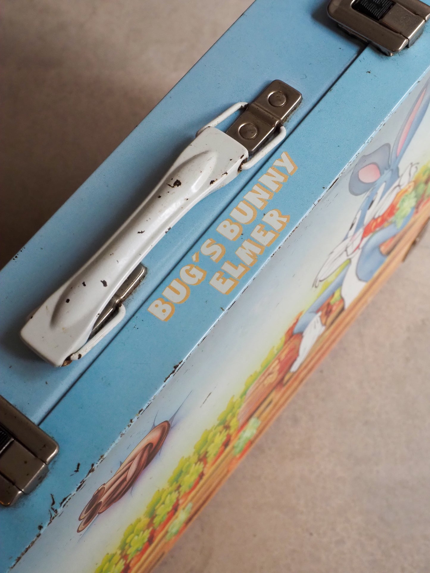 Valise en métal vintage Bugs Bunny