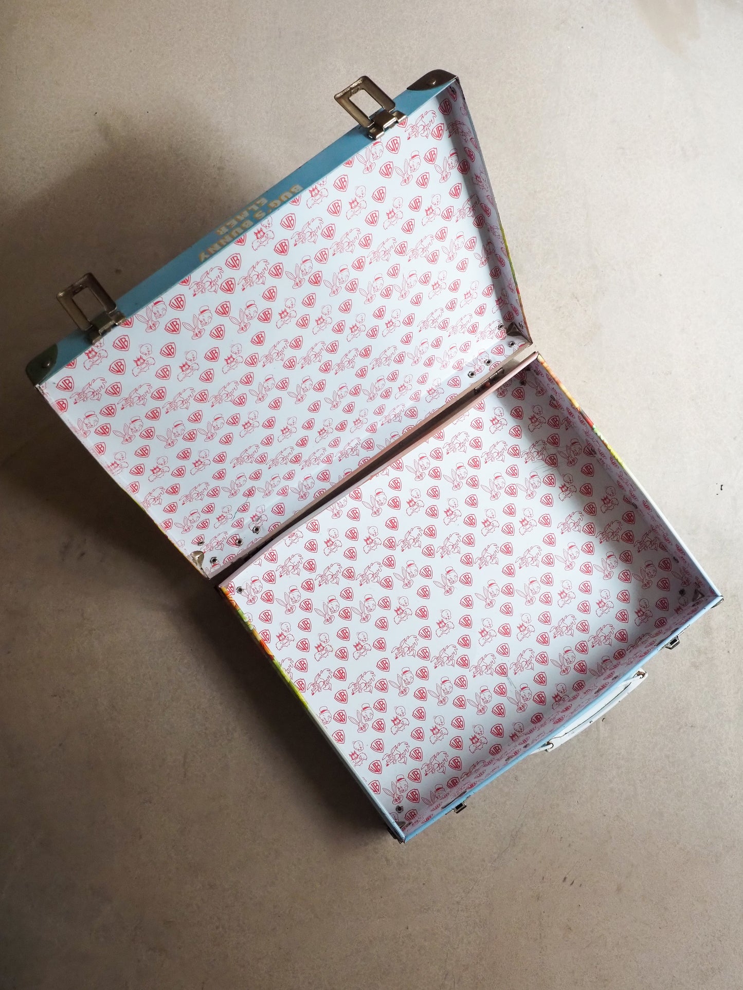 Valise en métal vintage Bugs Bunny