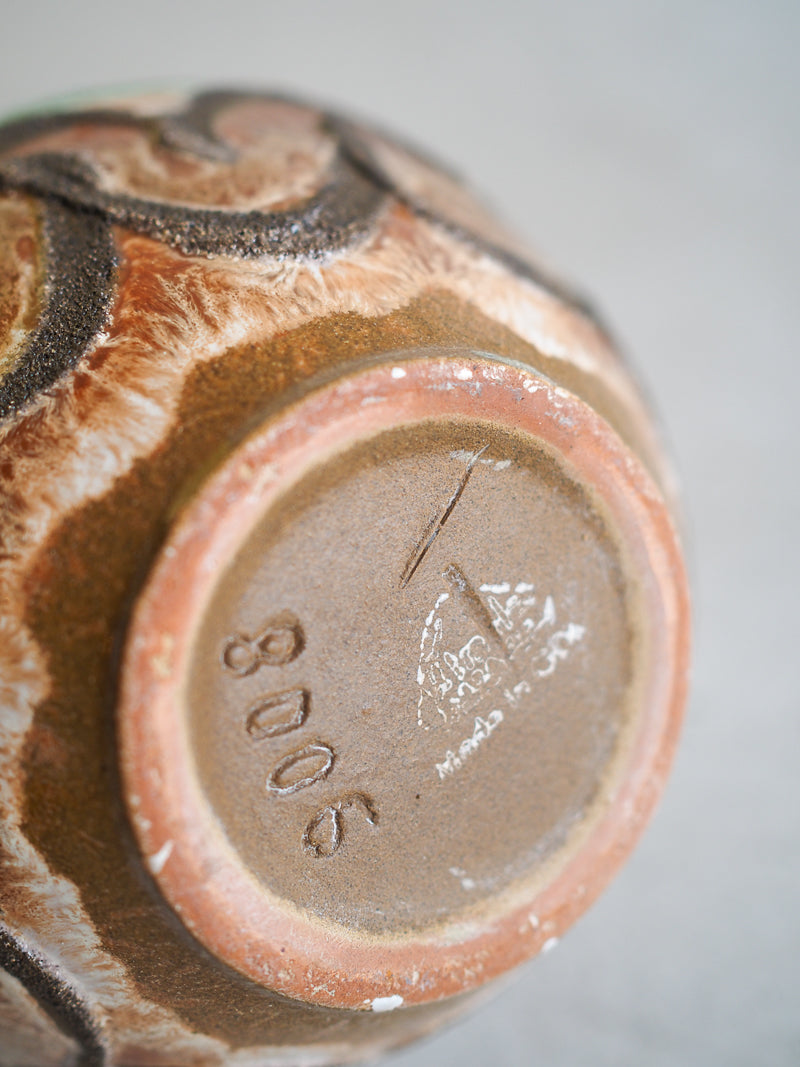 Céramique vintage vase lave West Germany - STREHLA