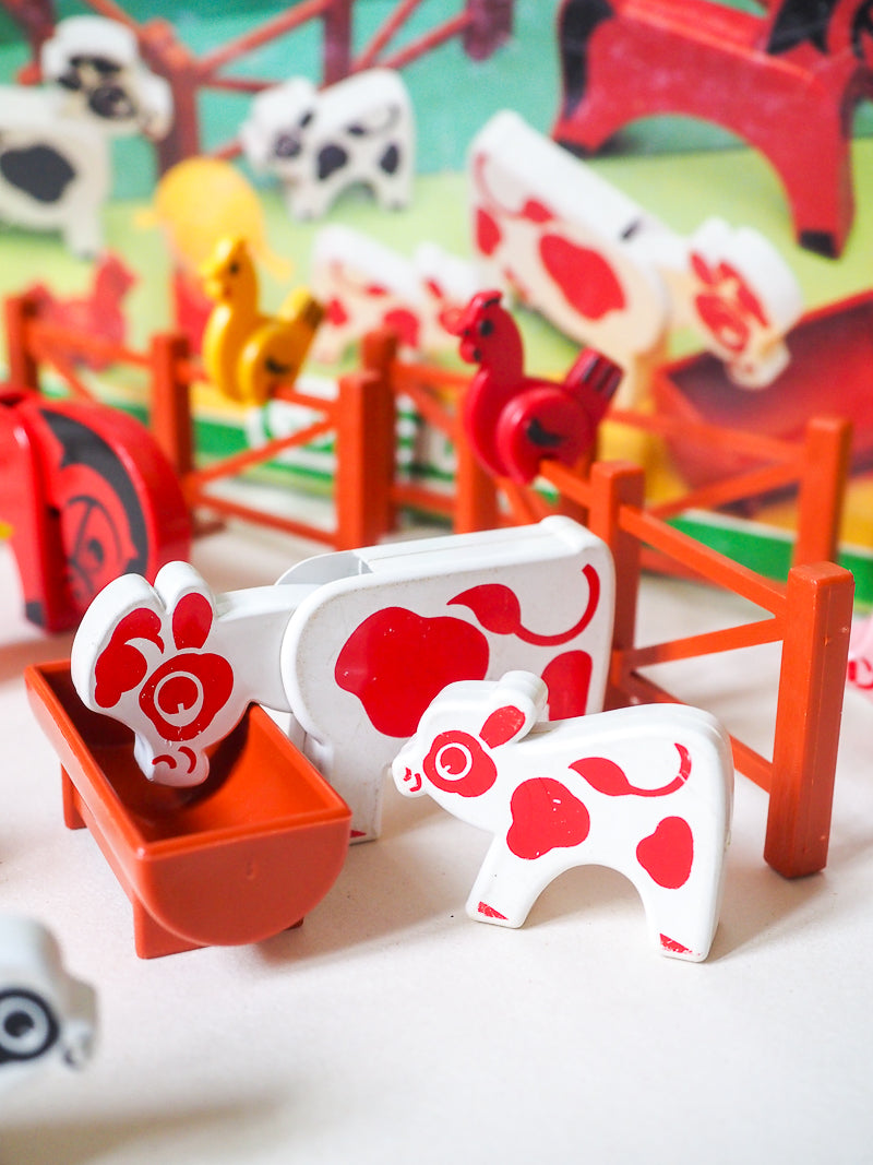 Les Minitou la ferme- set complet avec boîte - Educalux