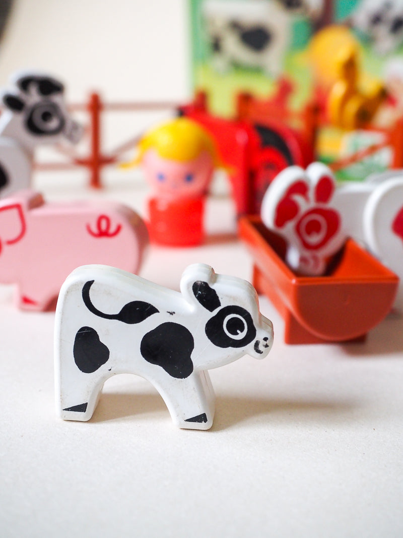 Les Minitou la ferme- set complet avec boîte - Educalux