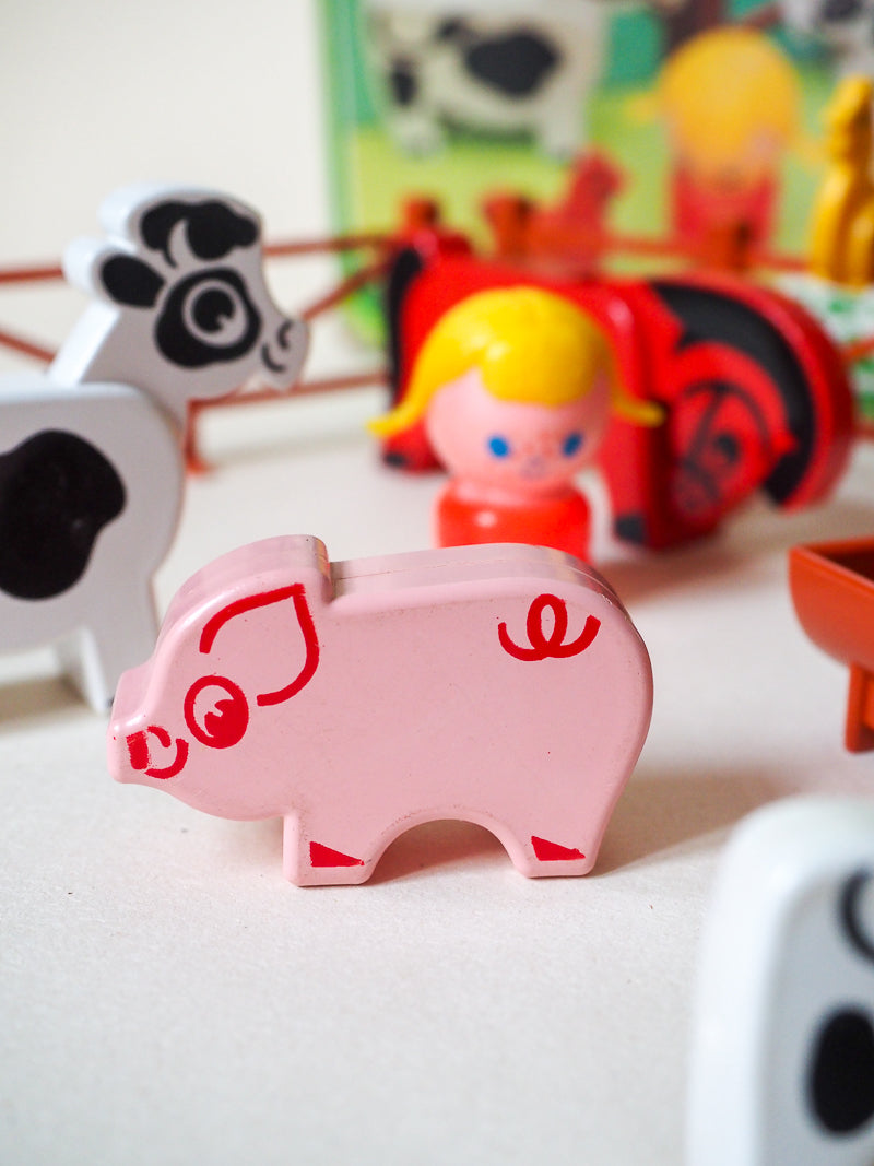 Les Minitou la ferme- set complet avec boîte - Educalux