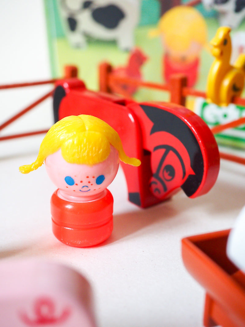 Les Minitou la ferme- set complet avec boîte - Educalux