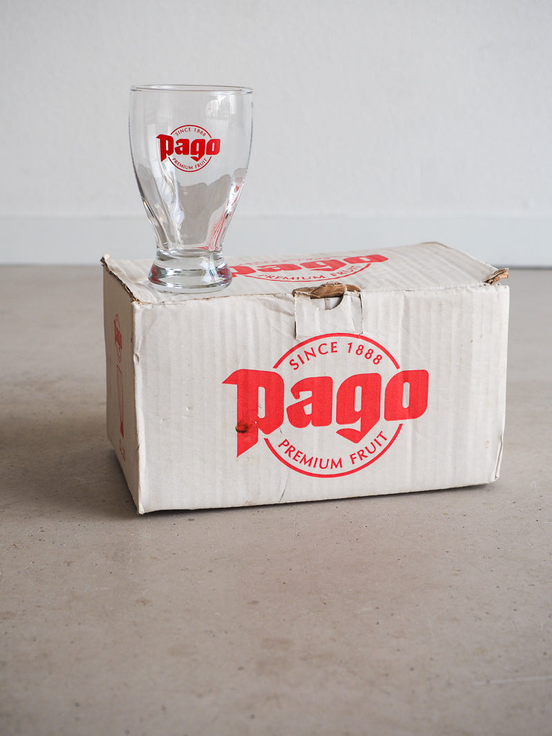 6 verres Pago neufs vintage