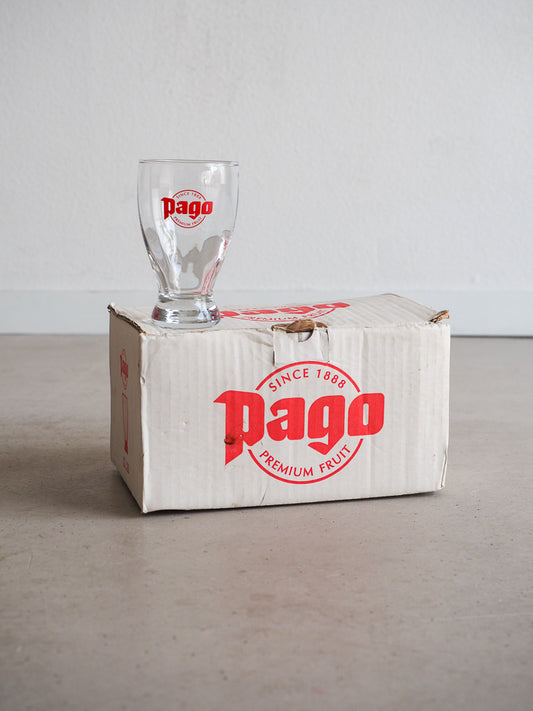 6 verres Pago neufs vintage