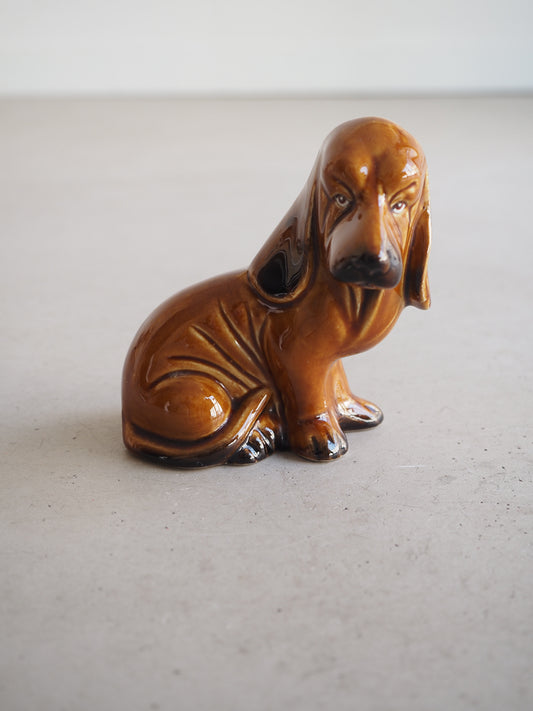 Chien en céramique made in Brazil vintage