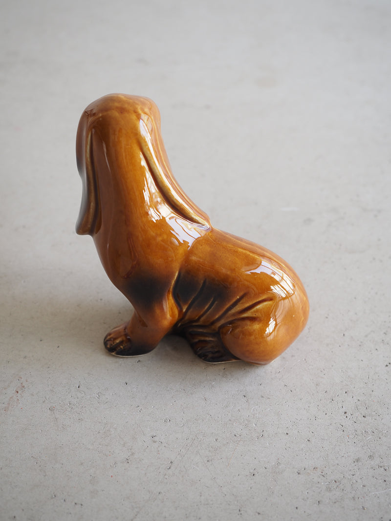 Chien en céramique made in Brazil vintage