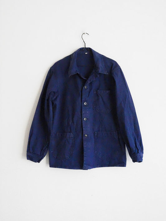 Veste de travail vintage – Étiquette “Grosse Cloche, Bordeaux” M/L