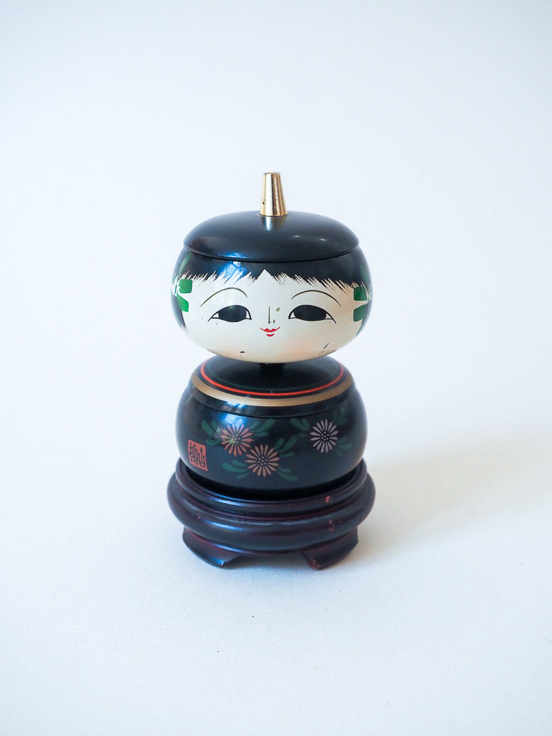 🎎 Boîtes poupée Kokeshi vintage – Made in Japan