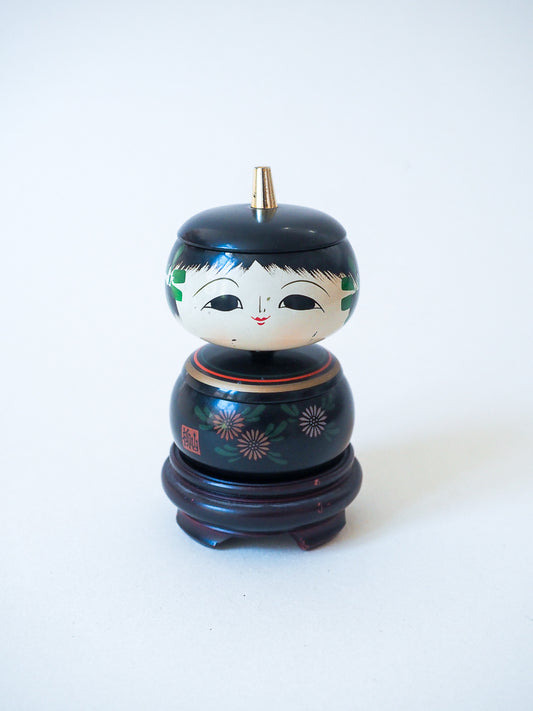 🎎 Boîtes poupée Kokeshi vintage – Made in Japan