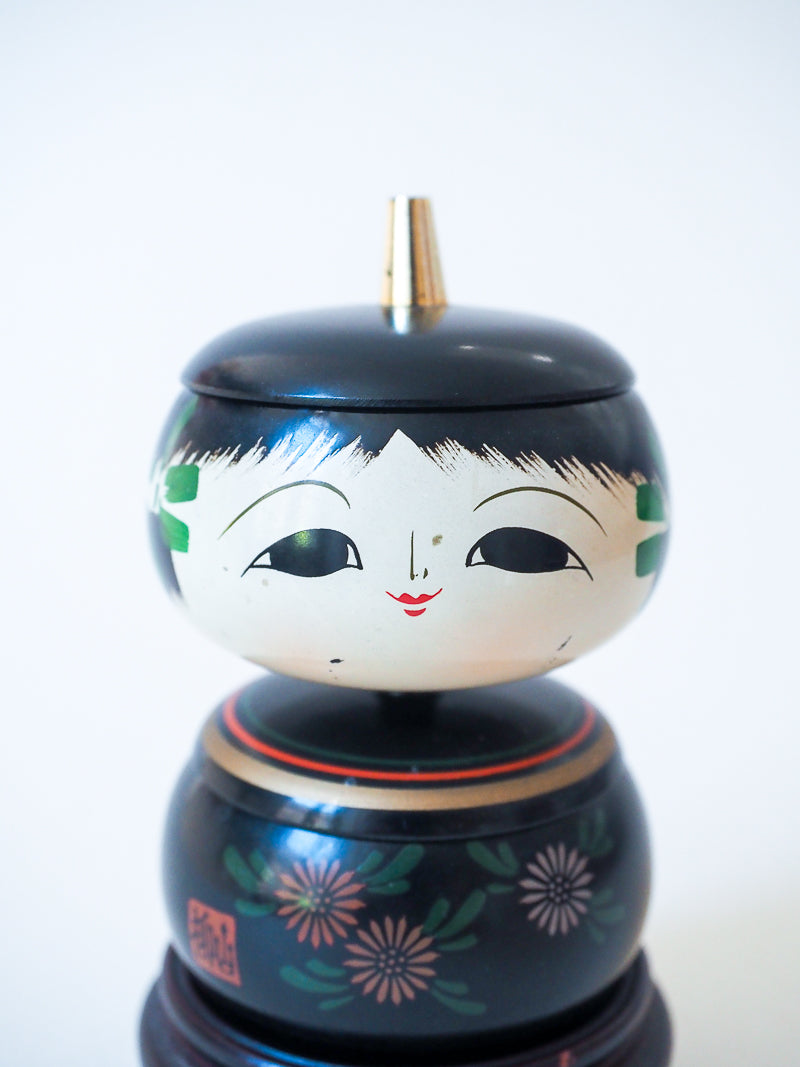 🎎 Boîtes poupée Kokeshi vintage – Made in Japan
