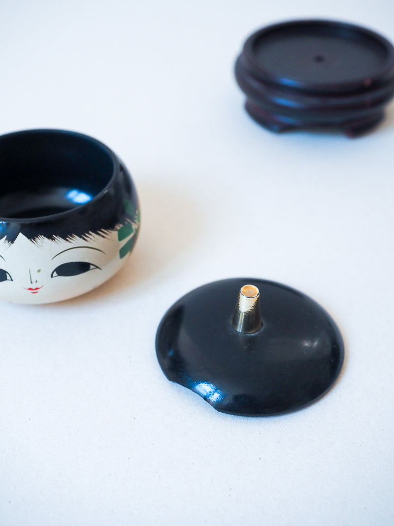 🎎 Boîtes poupée Kokeshi vintage – Made in Japan
