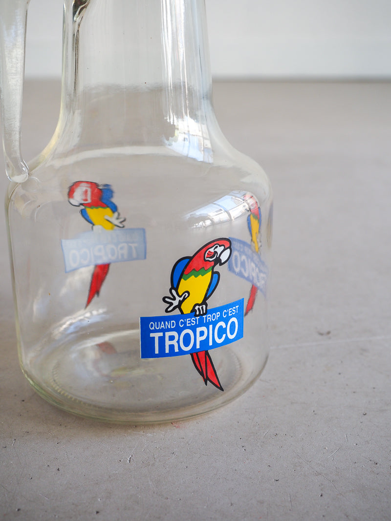 Bouteille en verre Tropico vintage