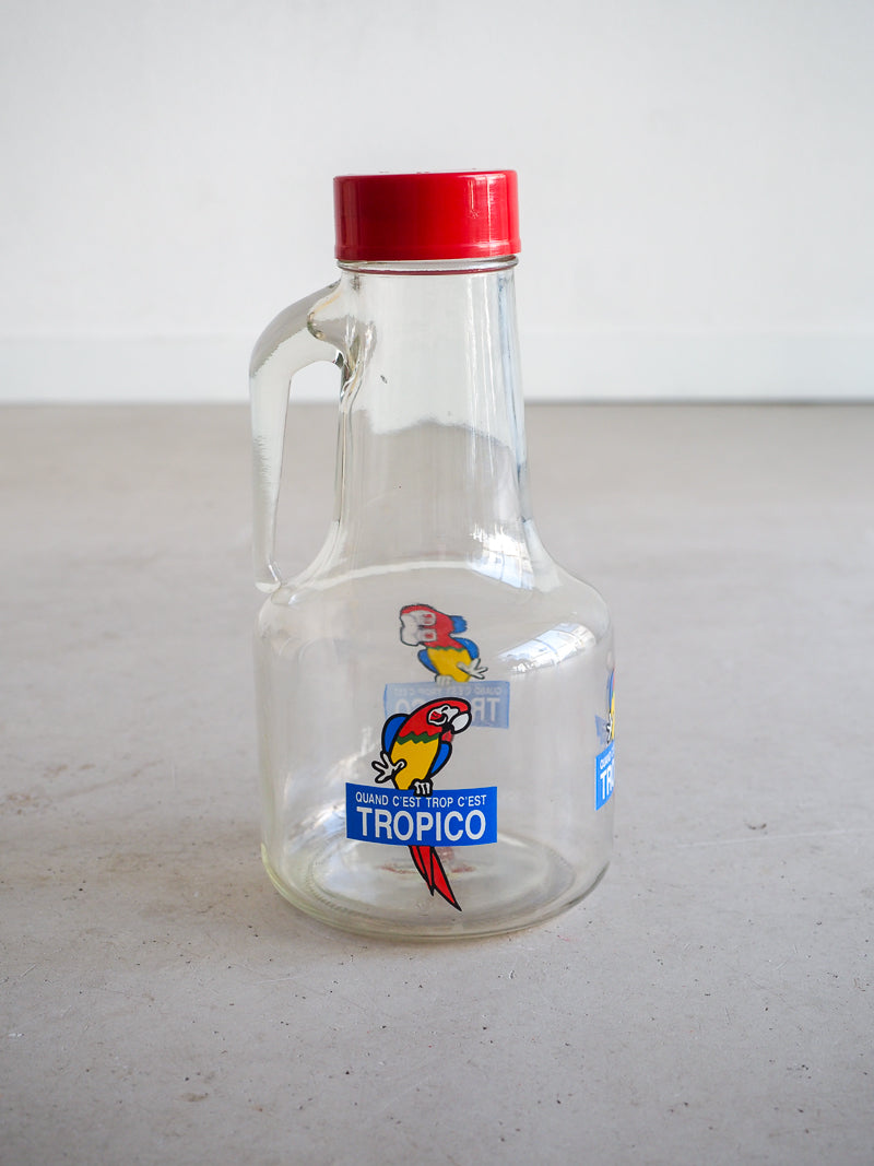 Bouteille en verre Tropico vintage