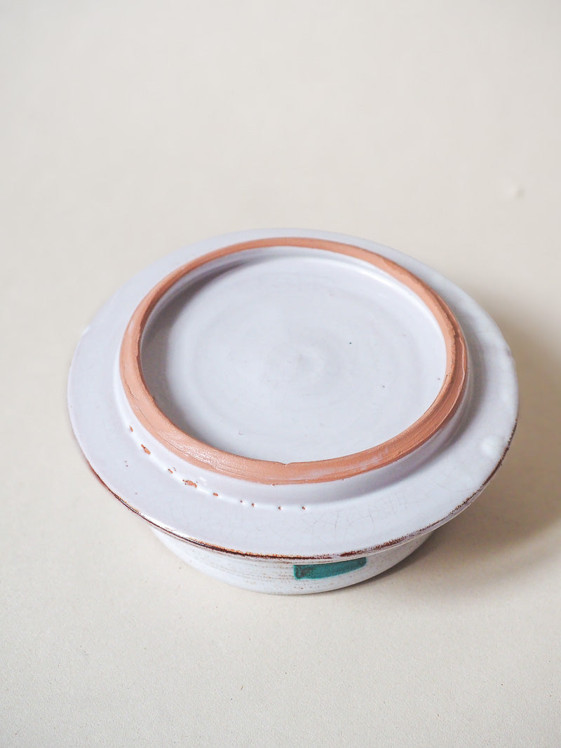 Cendrier en céramique vintage – Design graphique