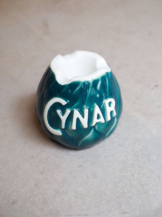 Cendrier publicitaire vintage Cynar – Forme d’artichaut